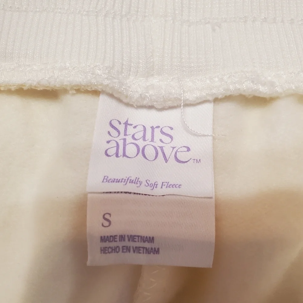 NWT Stars Above Women's Jogger Fleece Lounge Shorts Tie-Dye S